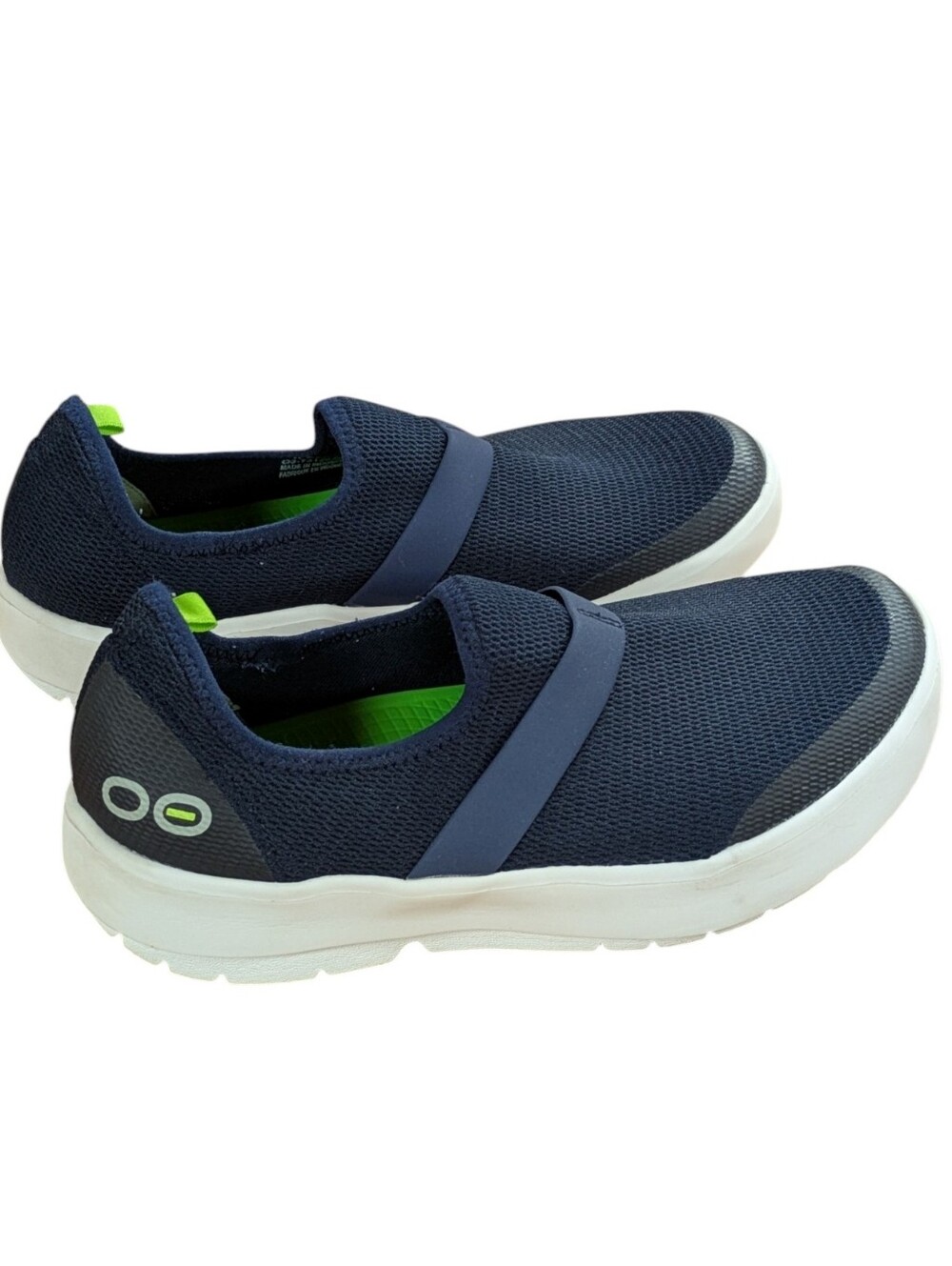 Oofos OOmg Low Navy Slip-On Sport Recovery Shoes Womens Size 8 - Picture 2 of 11
